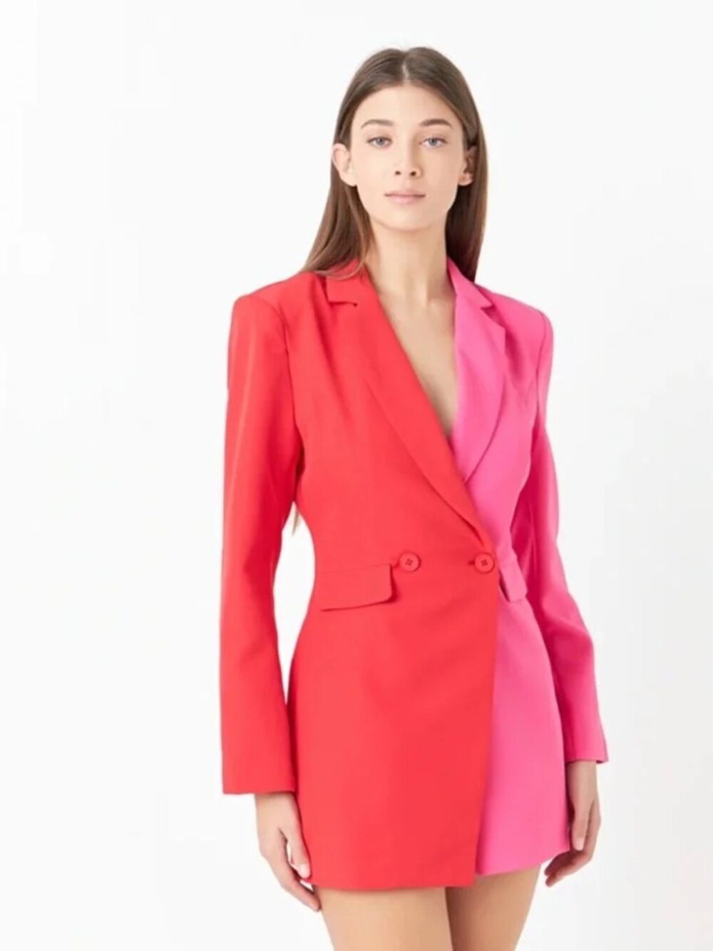 🌸 Endless Rose Contrast Blazer Romper Sz S * NWT *